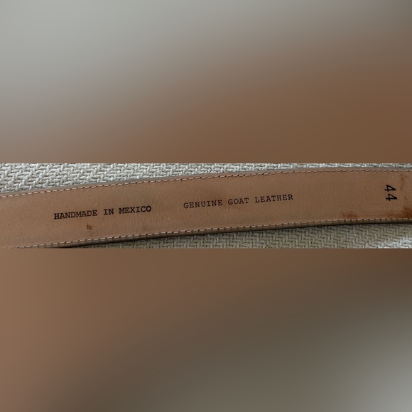 Tecovas Men's Goat Belt; Size:44; Color: Scotch - Picture 2 of 5